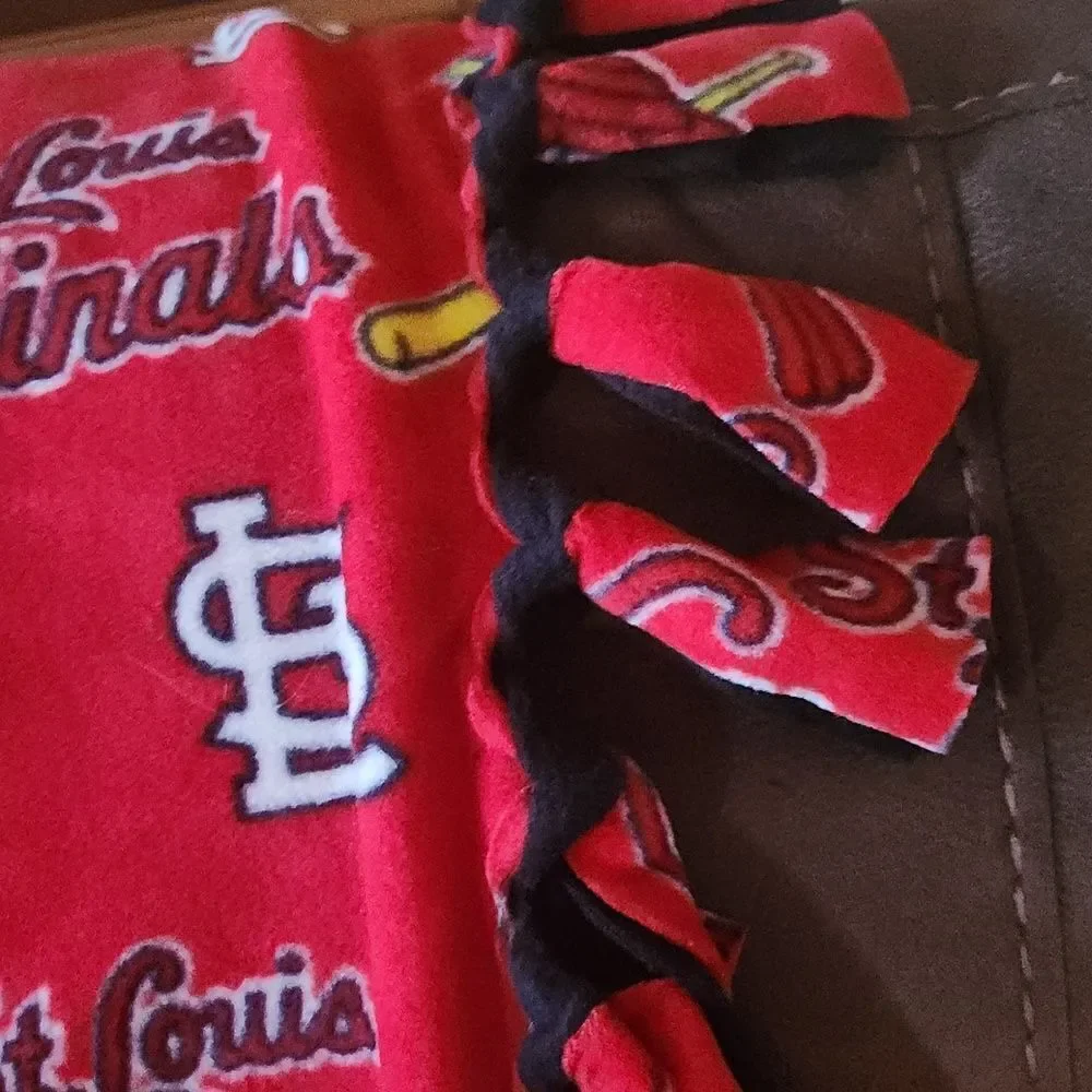 St. Louis Cardinals Fleece Throw Homemade